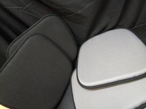 lot 1107 image: Shinnwa Dining Chair Cushions 4 Pack, Non Slip Indoor Chair Pads, U-Shaped Kitchen Seat Cushions, Set of 4, 15 x 16 Inches, Black - Retail $34