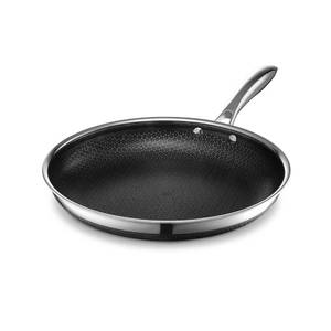 lot 1119 image: HexClad 12 Hybrid Nonstick Frying Pan, Dishwasher & Induction Safe - Retail $179