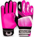 WEMORA Soccer Goalie Gloves for Kids Youth Junior Boys 4mm Anti Slip Strong Grips Palm Football Goalkeeper Gloves Retail $10.70