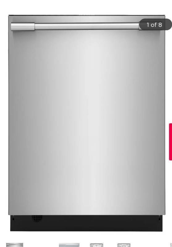 lot 20753 image: Frigidaire Professional 24in Built-In Dishwasher Stainless Steel - Retail $700