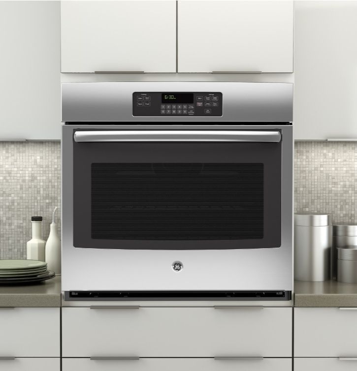 lot 20779 image: GE Single Wall Oven Electric Built-In Stainless Steel - Retail $1,500