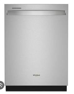 lot 23 image: Whirlpool Built-In Dishwasher Stainless Steel - Retail $700