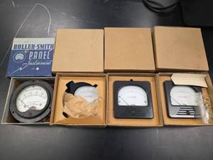 lot 23037 image: Roller-Smith Panel Instrument Lot - Kilovolts &amp DBM Meters