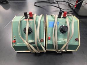 lot 23038 image: Heath Built Transistorized Power Supply - Model EUW-17 - Set of 2