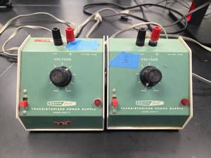 lot 23039 image: Heath Built Transistorized Power Supply - Model EUW-17- Set of 2