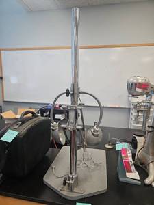 lot 23055 image: Photography Light Stand with Clamp and Accessories