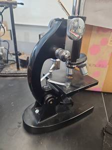 lot 23057 image: Graf Apsco Monocular Microscope w Multiple Objectives - Lot of 2