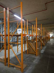 lot 4350 image: Steel King Industries Pallet Racking System