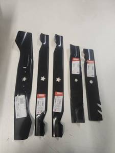 lot 14521 image: Set of 5 - Mower Blades in Various Sizes