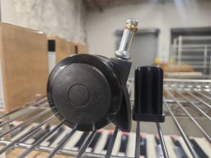 lot 14535 image: Set of 5 -Caster Wheel Assembly Without Lock - Part 70359