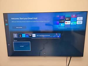 lot 18508 image: 65-Inch Samsung Smart TV Wall-Mounted