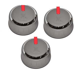 lot 14608 image: 10 Cases - Weber 3-Piece Knob Kit for Genesis II Series - Part Number 66047