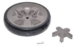 lot 14671 image: Set of 2 - Weber Wheel with Insert for Genesis II Grills - Part Number 67445