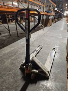 lot 4370 image: Crown Manual Pallet Jack Hand Truck - Model PTH50