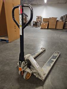 lot 4374 image: Crown Manual Pallet Jack Hand Truck - Model PTH50