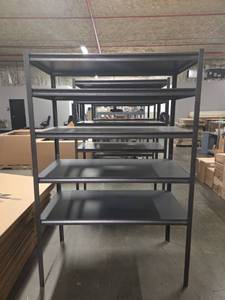 lot 18588 image: Industrial Metal Shelving Unit 5-Tier Storage Rack