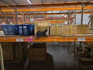 lot 21065 image: Bulk Power Cables and Extension Cords w Connectors, and Rubbet Belts