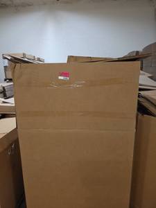 lot 21165 image: Gaylord of Corrugated Cardboard Storage Containers 6 Crates of Assorted Sizes (USED)