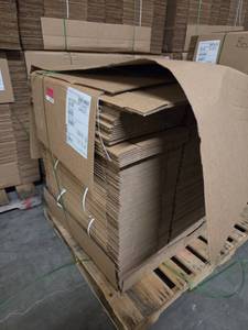lot 21173 image: SMC Packaging Singlewall Corrugated Cardboard Boxes