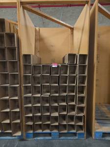 lot 21187 image: Storage Crate and Corrugated Cardboard Shipping Boxes Bulk Lot