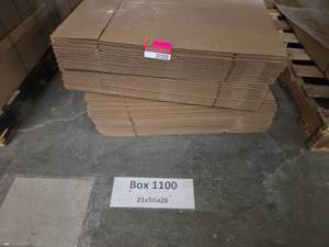 lot 21202 image: Corrugated Cardboard Boxes 21x5.5x26 Box&nbsp