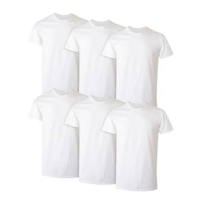 lot 302 image: Hanes Mens Undershirt Packs, Stay-tucked Soft Cotton Best For Men, WhiteBlackAsstd Multipacks Base Layer, White - 4 Pack, X-Large US - Retail $18