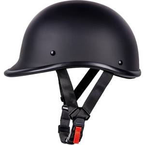 lot 310 image: Yesmotor Motorcycle Helmet Half Shell Hawk Style Helmets Compact Lightweight Open Face for Motorcycle Street Bike Cruiser Moped - DOT Approved (Matte Black,L) - Retail $49