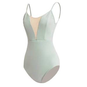 lot 312 image: ROYAL SMEELA Women��s Camisole Dance Leotards with Adjustable Straps Ballet Leotards for Women Backless Ballet Dance Leotard Light Green XXL - Retail $27