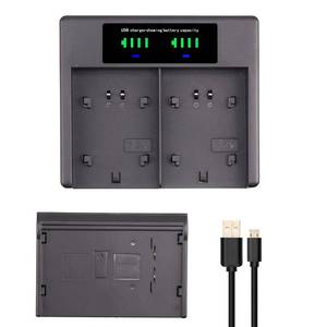 lot 319 image: FocusFoto LCD USB Battery Charger NP-77H for NP-55 NP-33 NP-68 NP-78 NP-98 for Sony Camera CCD-FX630 CCD-FX640 CCD-FX700 CCD-FX700E CCD-FX710 - Retail $18