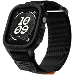 lot 330 image: Bandletic Rugged Case Compatible with Apple Watch Series 1011 46mm Band - Retail $38