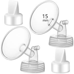 lot 357 image: Momstouch 15mm Flange and Duckbill Valve Compatible with Spectra S1 S2 9 Plus Breastpump Replacement to Spectra Pump Parts, Not Original, Replace Accessories. - Retail $17