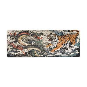 lot 396 image: Qilmy Chinese East Asian Dragon Yoga Mat, Non Slip Exercise Mat Made from Premium Material Non-Toxic High Performance Grip, Coming with Yoga Storage Bag (71 x 26 x 1mm) - Retail $38