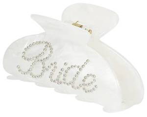 lot 408 image: Papoopy Bride Hair Claw Clip for Bachelorette Party, Wedding Accessories - Retail $6