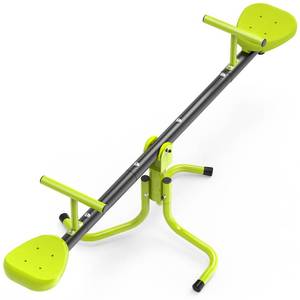 lot 434 image: PRE OWNED Iyoyo Seesaw for Kids Ages 3-6 Teeter Totter Boys Girls with 360° Swivel  Indoor & Outdoor Playground Equipment  Sit and Spin Seesaw  Durable Outside Toys for Children Age 3 4 5 6 - Retail $60