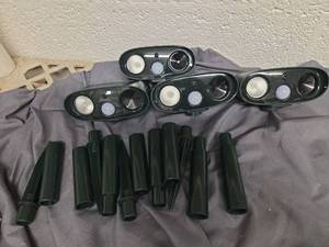 lot 466 image: Four Pack Solar Power Yard Lights - Retail $0