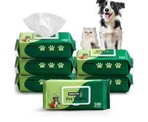 lot 476 image: 600 Count Dog Wipes, Pet Wipes for Dogs & Cats, Hypoallergenic, Fragrance-Free Grooming Wipes for Cleaning & Hydrating Paws, Body & Butt  Sensitive Skin with Aloe Vera - Unscented - Retail $0
