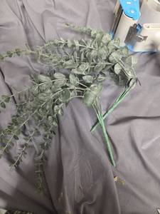 lot 477 image: Fake Eucalyptus Decoration Two Pieces - Retail $0