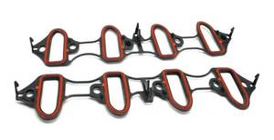 lot 513 image: 2Pcs Intake Manifold Gaskets Set Fits for Chevy Silverado Tahoe GMC Sierra 4.8L 5.3L 6.0L Engines, Replaces 89060413, 89017589 - Retail $0