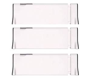 lot 523 image: OXO Tot Expandable Drawer Dividers, 8 Pack Drawer Organizers - Retail $0