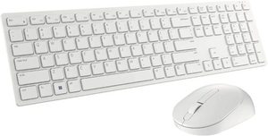 lot 525 image: MISSING USB Dell Pro Wireless Keyboard and Mouse - KM5221W White (KM5221W-WH-US) - Retail $87
