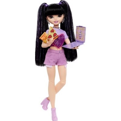 lot 5573 image: Barbie 12.7 Dream Besties Renee Fashion Doll with 11pc Food Themed Accessories