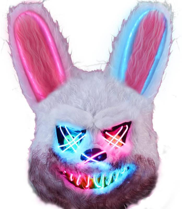 lot 8538 image: AndTree Halloween Scary Face Mask, Costumes for Cosplay, Scary Costume Party Accessories