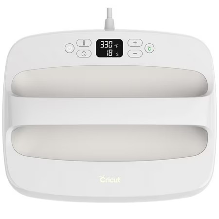 lot 5587 image: Cricut EasyPress  2, Daybreak - 12 in x 10 in - Handheld Heat Press Machine, White - Damage