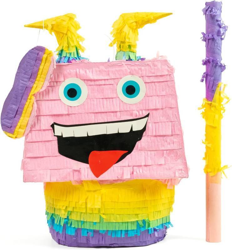 lot 5709 image: Large Pinata for Birthday Party Handmade Colorful Pinata for Kids Adults Boys &amp Girls Big Party Decoration for Fun Celebrations