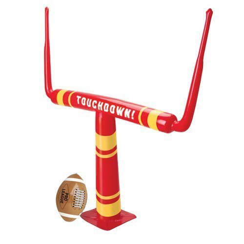 lot 10152 image: US Toy Blow Up Inflatable Football Goal with Blow Up Football Game, 46 x 39 (B0030LK4MA)