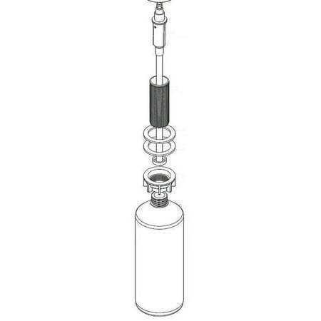 lot 57386 image: Moen 344111 Underdeck soap Dispenser parts - Retail $39