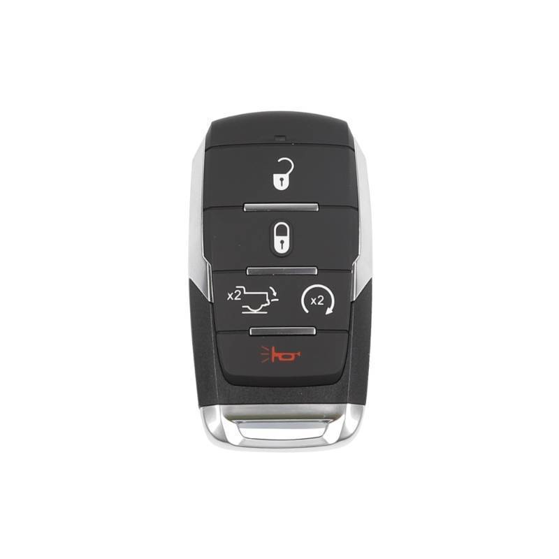lot 35751 image: Smart Key Fob Replacement Keyless Entry Remote Control Compatible with Dodge Ram 1500 2019 2020 2021 2022 2023 2024 FCC ID OHT-4882056 Replaces# 68291691AD 433Mhz 5 Buttons - Retail $36