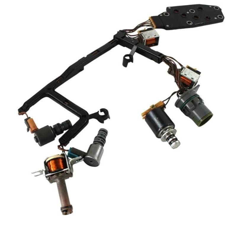 lot 37002 image: 4L60E Transmission Master Solenoid Kit for 2003-2005 GM Chevrolet with EPC Shift TCC PWM Harness Direct Replacement - Retail $84