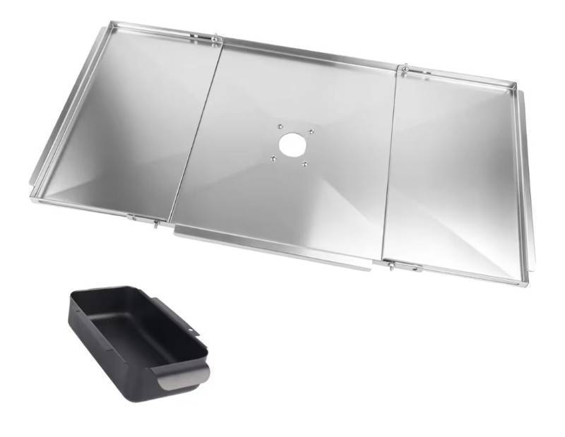 lot 37533 image: Adjustable Grease Tray with Catch Pan for Charbroil Performance Grill Replacement Parts 463332718 463243519 463335517 463347017 463376018P2, Grill Drip Pan for Charbroil Grease Tray Replacement - Retail $40