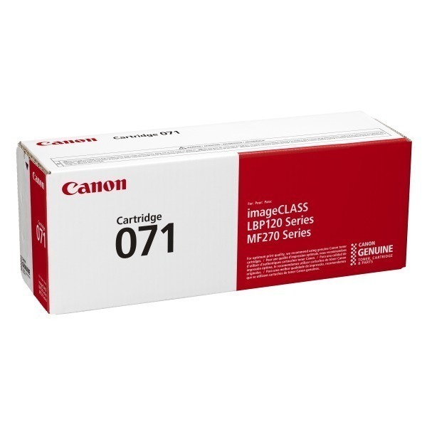 lot 57499 image: Canon 071 Black Toner Cartridge - Retail $66